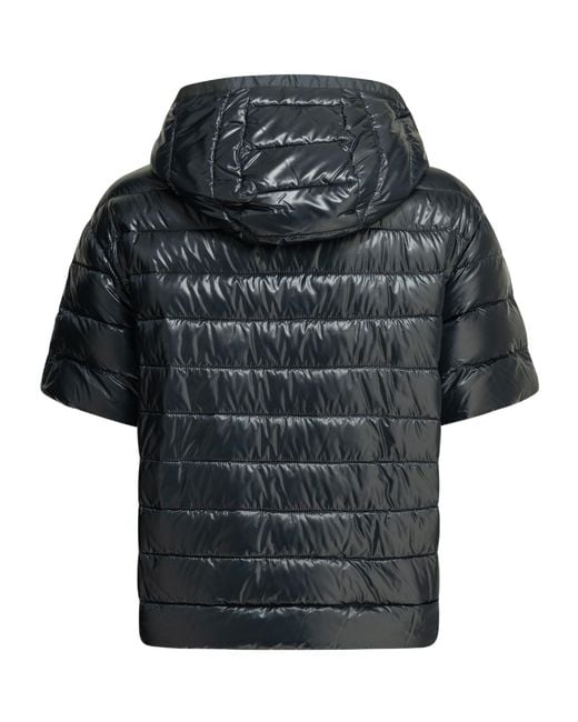 Herno Gray Zip-Up Drawsting Reversible Jacket