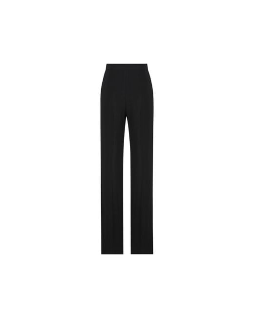 Valentino Black Tailored Straight-Leg Pants