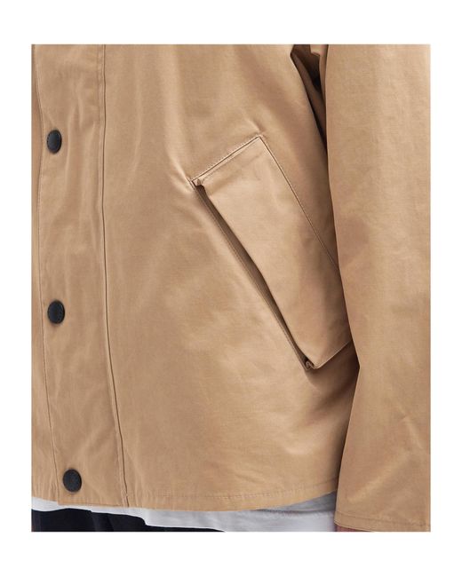 Barbour Natural High-Neck Long-Sleeved Jacket for men