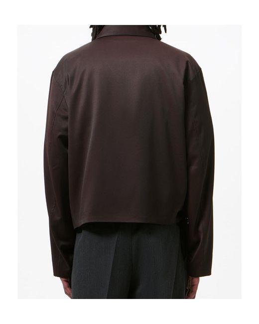 Our Legacy Brown Form Flex Zipped Jacket for men