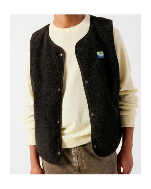 American Vintage Black Sleeveless Vest for men