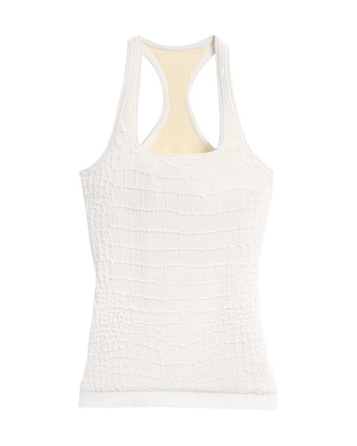 Jacquemus White The Scala Tank Top