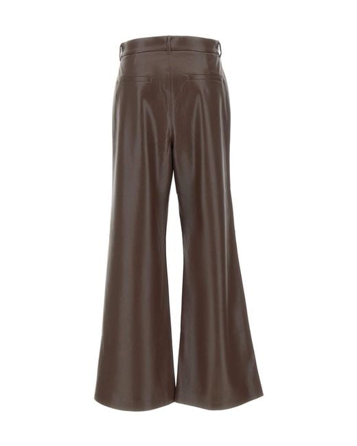 ANDAMANE Brown Casual Trousers With Belt Loops