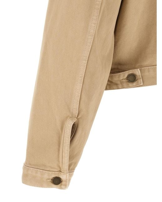Entire studios Natural Shrunken Denim Jacket for men