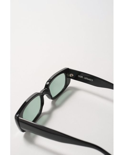 Our Legacy Multicolor Samhain Rectangular Frame Sunglasses for men