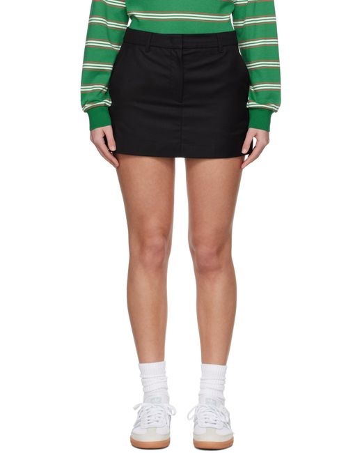 DUNST Black Micro Miniskirt