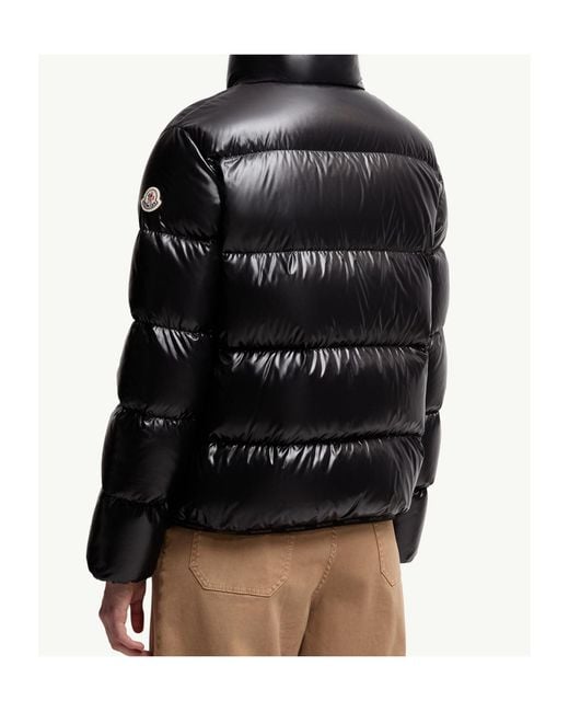 Moncler Black Abbadia Short Down Jacket