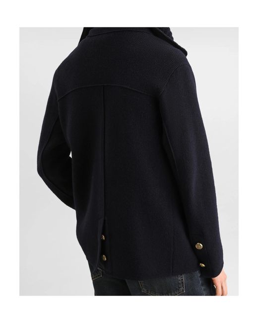 Dolce & Gabbana Blue Long-Sleeve Double-Breasted Jacket for men