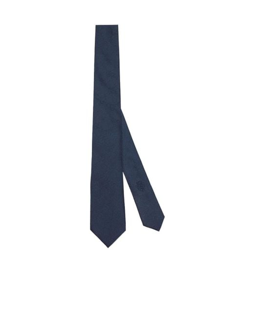 Gucci Blue Gg Seven Pattern Tie for men