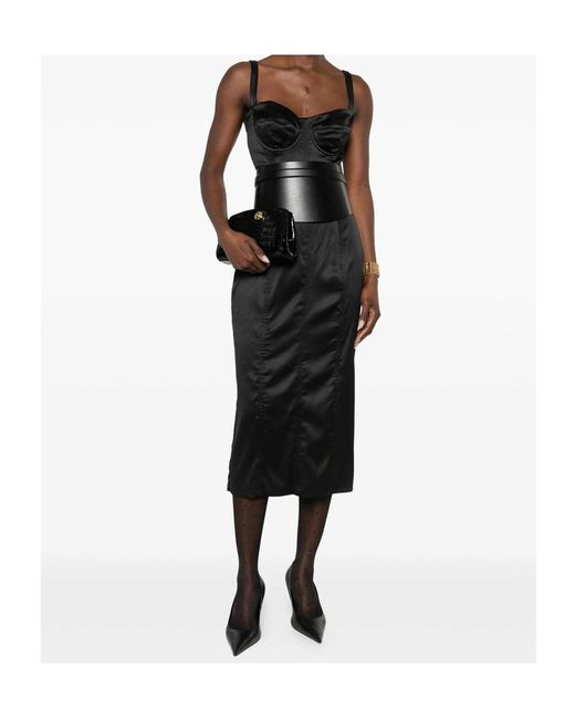 Dolce & Gabbana Black Midi Dress