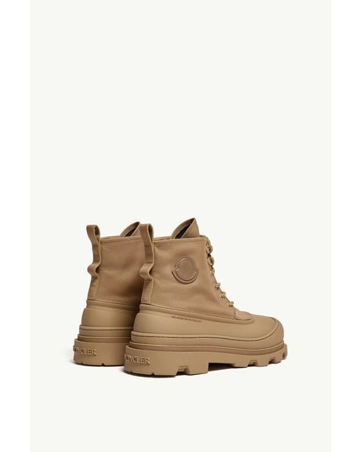 Moncler Brown Vera Sheal Lace-Up Boots