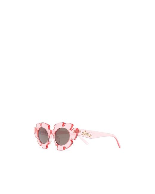 Loewe Pink Flower Frame Sunglasses