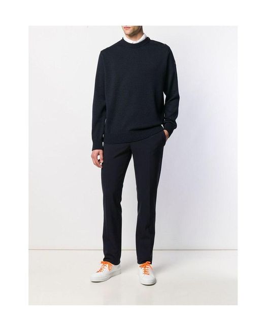 Paul & Shark Blue Virgin Wool Pullover Sweater for men