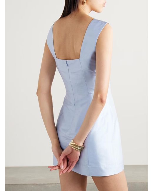 Cult Gaia Blue Mariza Mini Dress