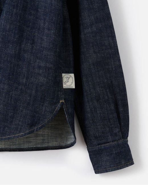 Jacquemus Blue Simon Denim Shirt for men