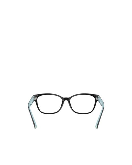 Tiffany & Co White Rectangle Frame Glasses