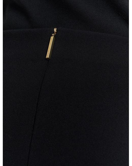 Joseph Black Safir Split Midi Skirt