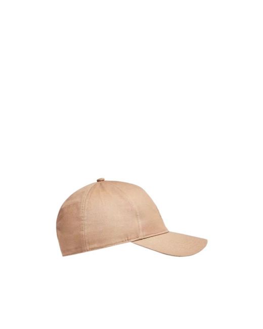 Moncler Natural Logo Embroidered Baseball Cap