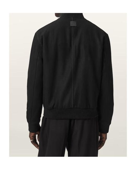 AllSaints Black Long-Sleeved Casual Jacket for men
