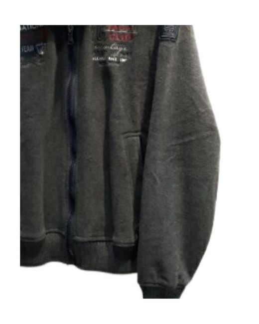Paul & Shark Black Zipper Casual Jacket for men