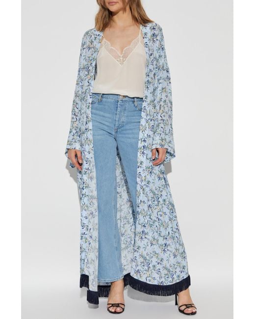 Zadig & Voltaire Blue Silk Coat