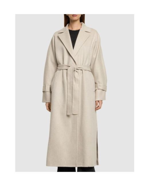Brunello Cucinelli Natural Wear A Belted Mid-Length Coat
