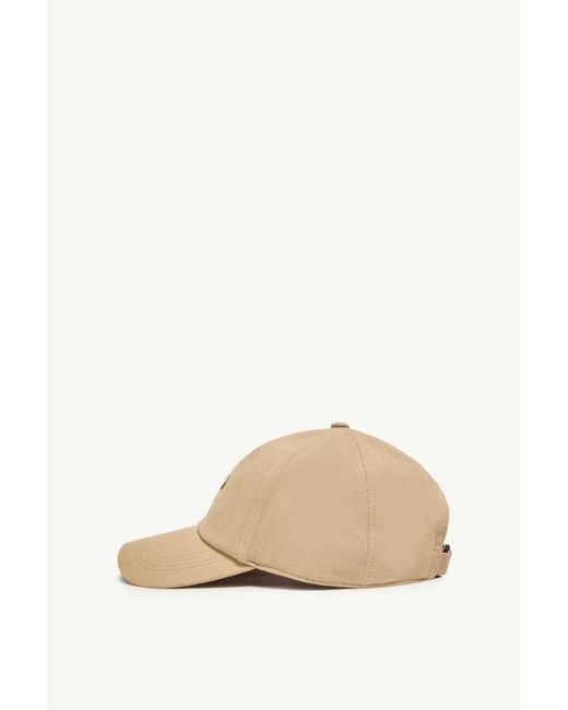 Moncler Natural Grenoble Logo Baseball Cap for men