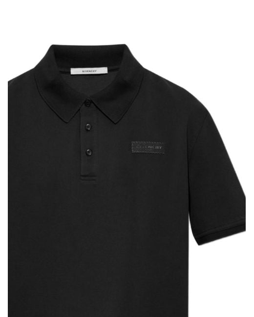 Givenchy Black Short-Sleeved Polo Shirt for men
