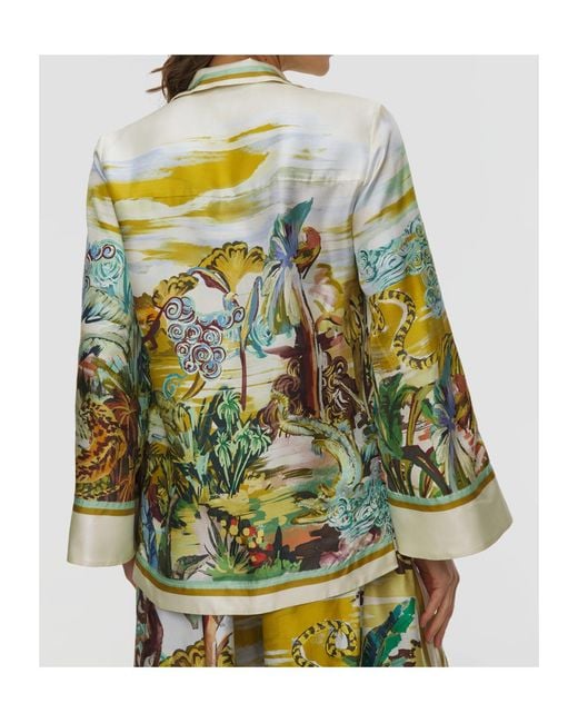 ALÉMAIS Metallic Jungle Boogie Shirt