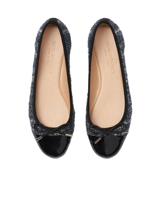 Scarosso Multicolor Carla Bow-Detailed Ballerina Shoes