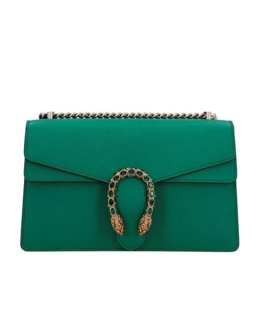 Gucci Green Dionysus Leather Shoulder Bag