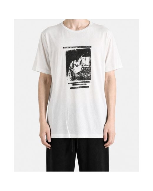 Ann Demeulemeester White Crew-Neck T-Shirt for men