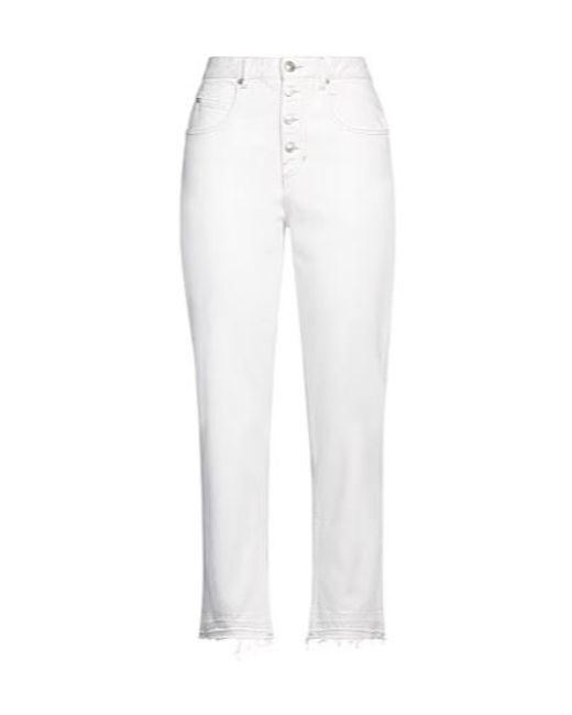 Isabel Marant White Denim Trousers