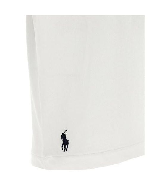 Polo Ralph Lauren White Crew Neck T-Shirt for men