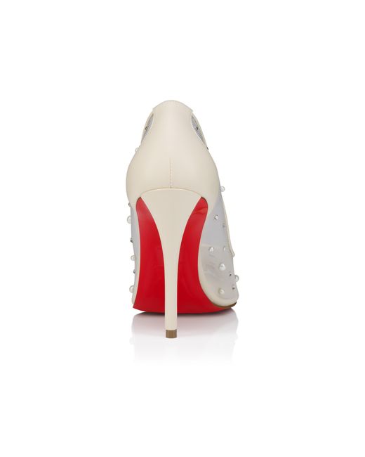 Christian Louboutin White Miss Z Crystal-Embellishment Pumps