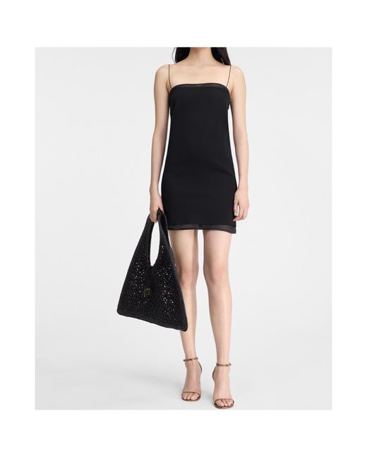 Jacquemus Black La Robe Elica Cutout Mini Dress