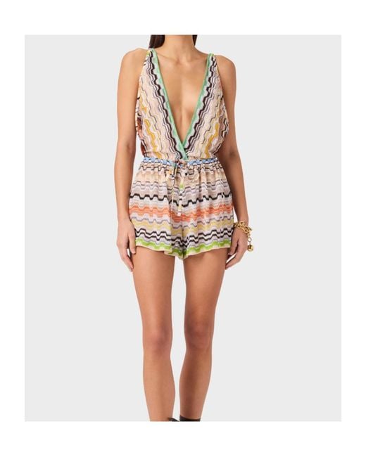 Missoni White Short Jumpsuit