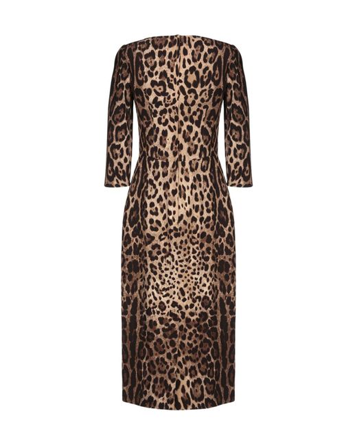 Dolce & Gabbana Natural Sheath Dresses