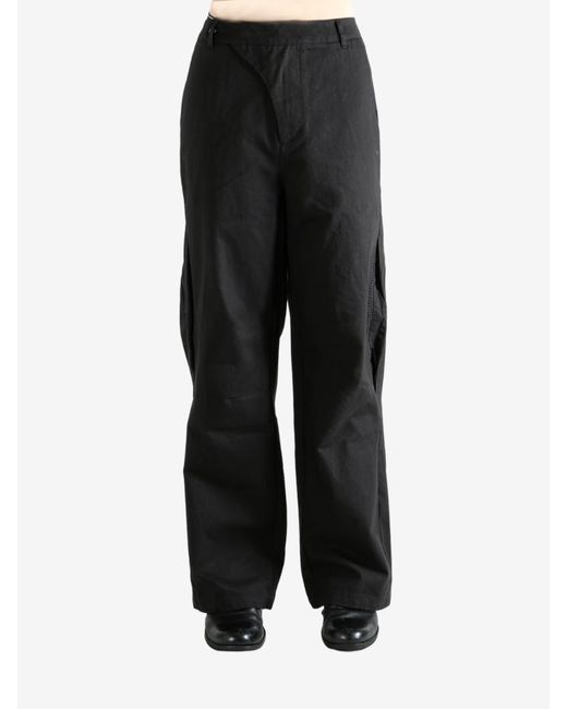 PUMA Gray Wide-Leg Trousers for men