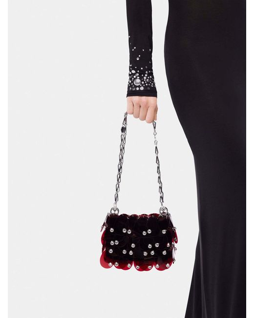 Rabanne White Rabanne Disc Chain Shoulder Bag