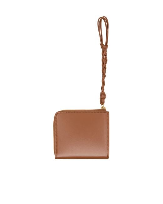 Jil Sander White Tangle Wallet