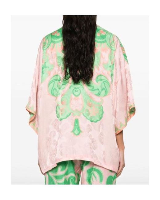 Etro Green Paisley Printed Jacket
