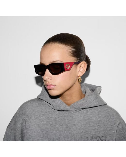 Gucci Multicolor Eyewear Rectangle Frame Sunglasses