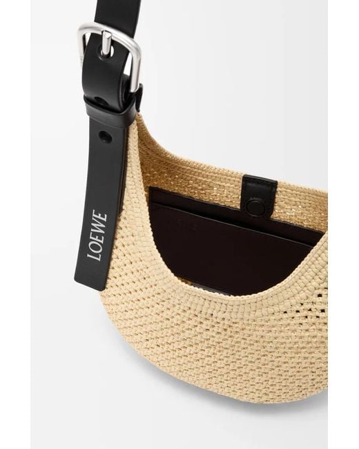 Loewe Metallic Mini Punch Hole Hobo Bag