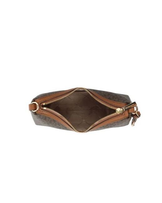 Michael Kors Gray Sammy Small Zipper Shoulder Bag