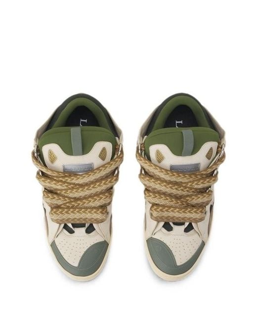 Lanvin Multicolor Round-Toe Low-Top Casual Shoes for men