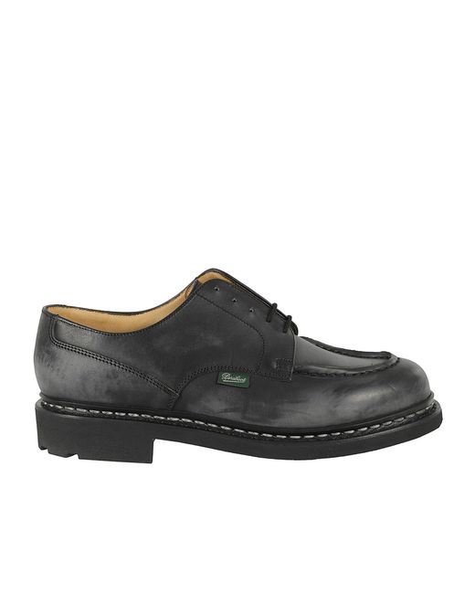 Paraboot Black Lace-Up Derby Shoes for men