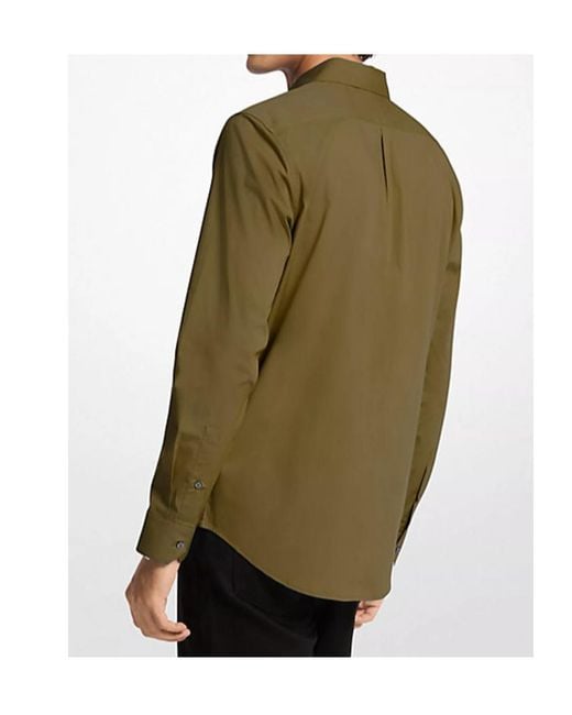 Michael Kors Green Long Sleeve Shirt for men