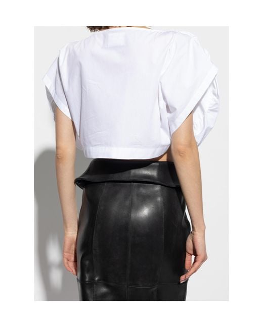 Vivienne Westwood White Asymmetrical Top