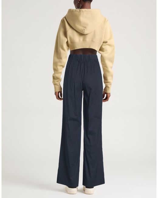 Rag & Bone Blue Solid Stretch Loose Trousers
